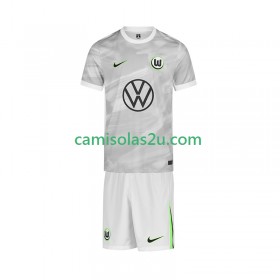 Camisolas de futebol VfL Wolfsburg Criança Equipamento Alternativa 2025/26 Manga Curta